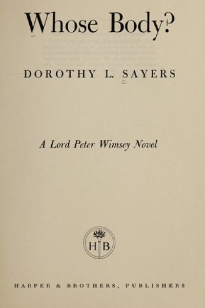 Cover of Whose Body?