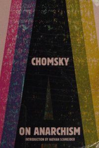 On Anarchism by Noam Chomsky — book cover